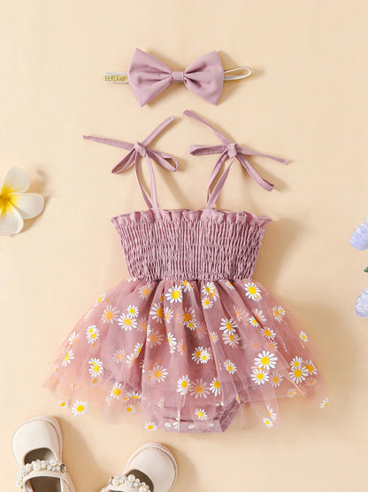 Baby Girls Boys Summer Romper Short Sleeve Baseball Hat Gloves/Baseball Floral Print Playsuit