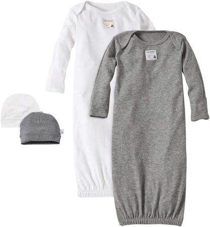 Baby Sleeper Gown & Hat Set